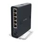 MikroTik Punto de Acceso HAP AC Lite Tower RB952Ui-5ac2nD-TC WiFi Doble Banda 2,4GHz y 5GHz PoE